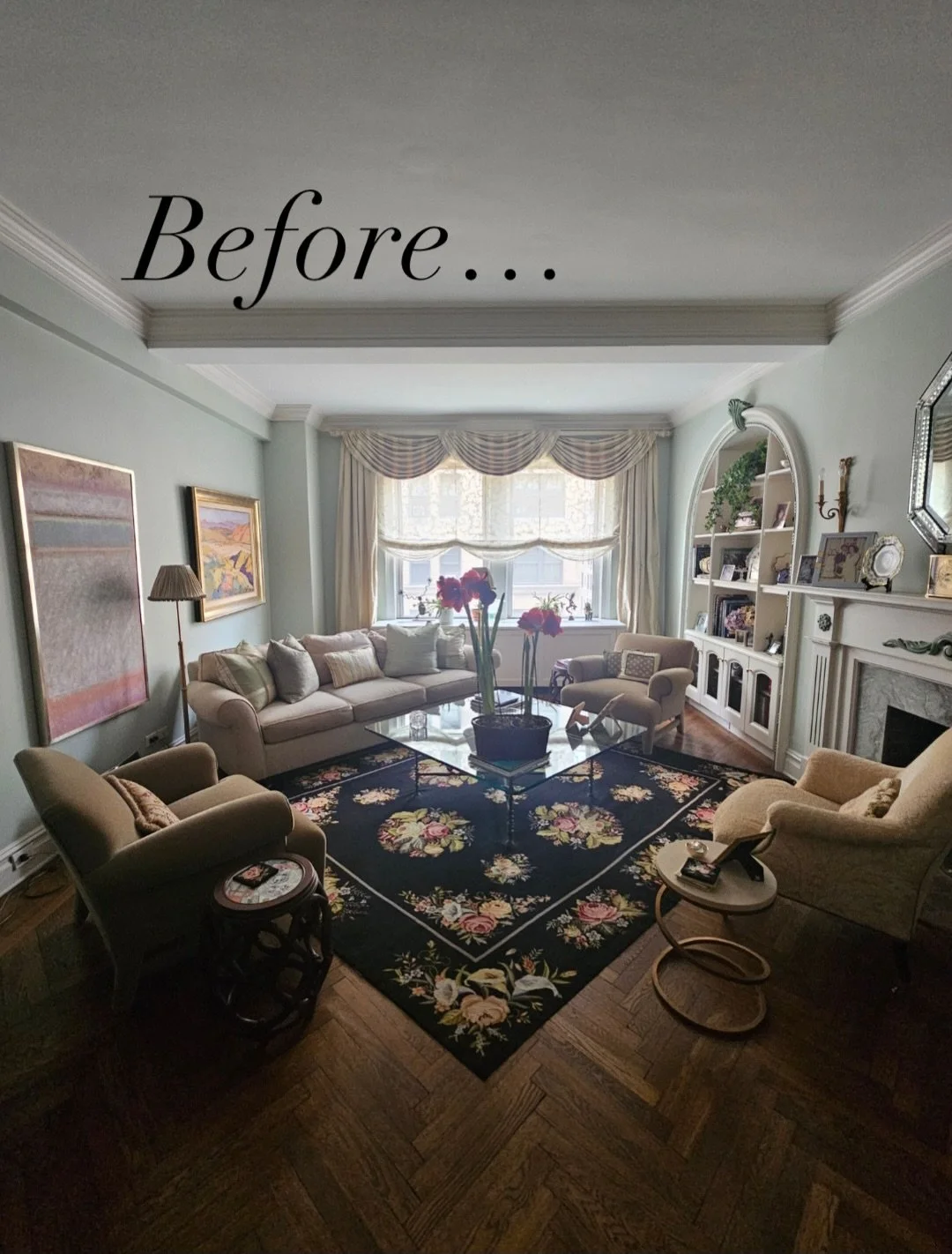 Proof that one change can shift everything ~
This room didn&rsquo;t need a full redesign&hellip; it needed the right rug.
✔️ Better scale for the space
✔️ Colors that actually speak to the room
✔️ A foundation that pulls it all together
Because when 