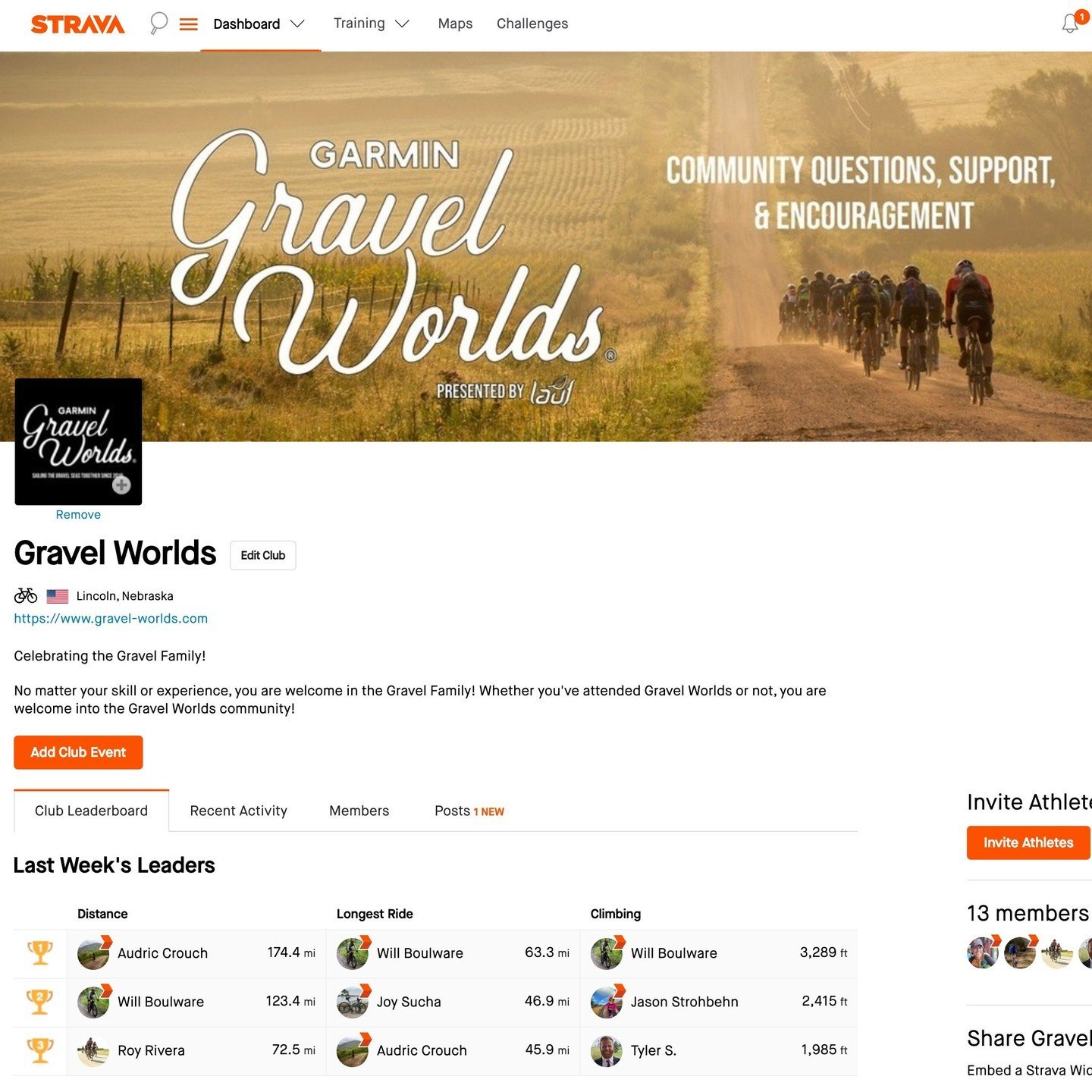 Join our new @Strava Club!!⁠
www.strava.com/clubs/gravelworlds