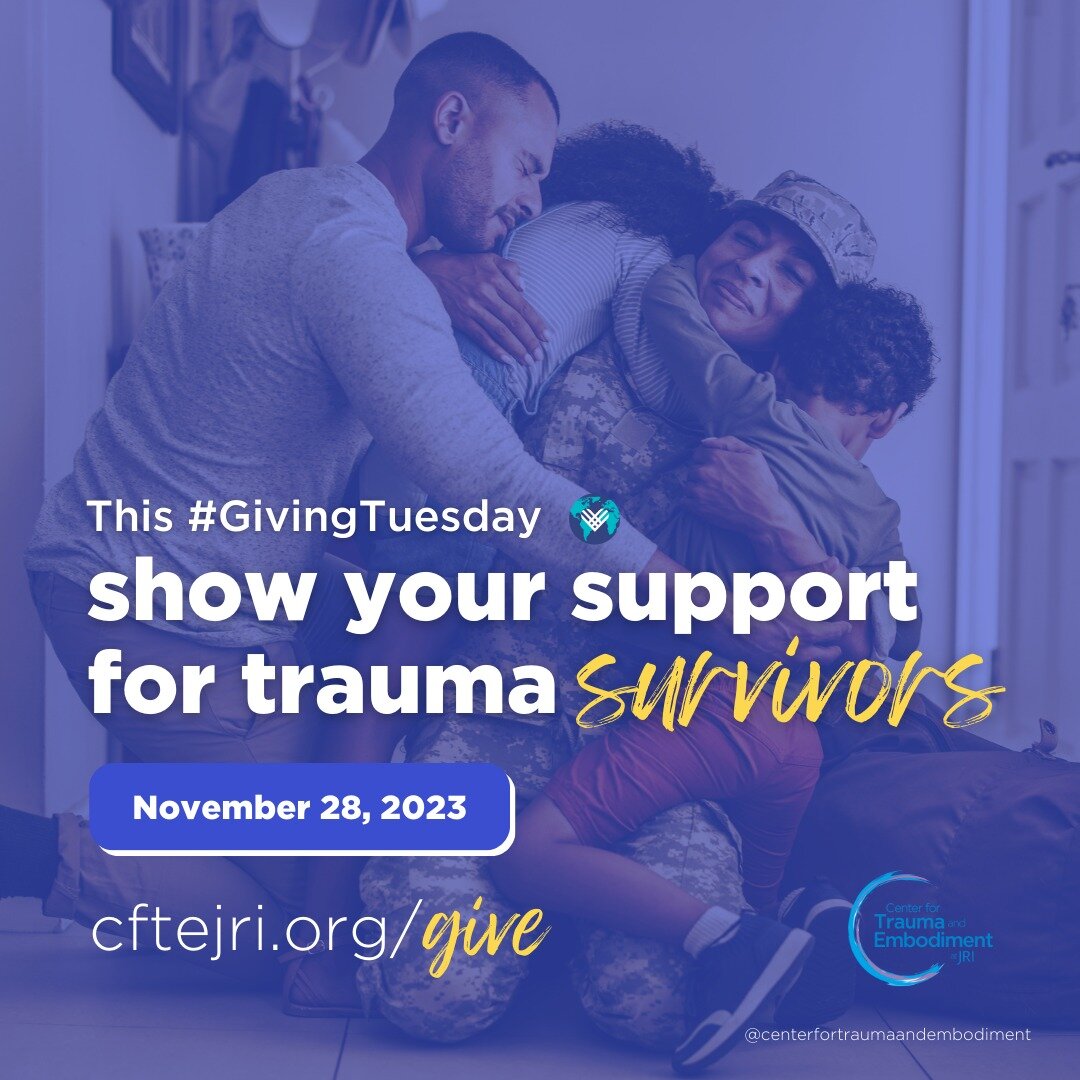 Help us support trauma survivors. Even a small donation has a global impact. 🌎

TCTSY is a program of the non-profit Center for Trauma &amp; Embodiment, a global leader in body-first care for survivors of complex trauma and PTSD. Each year, our serv