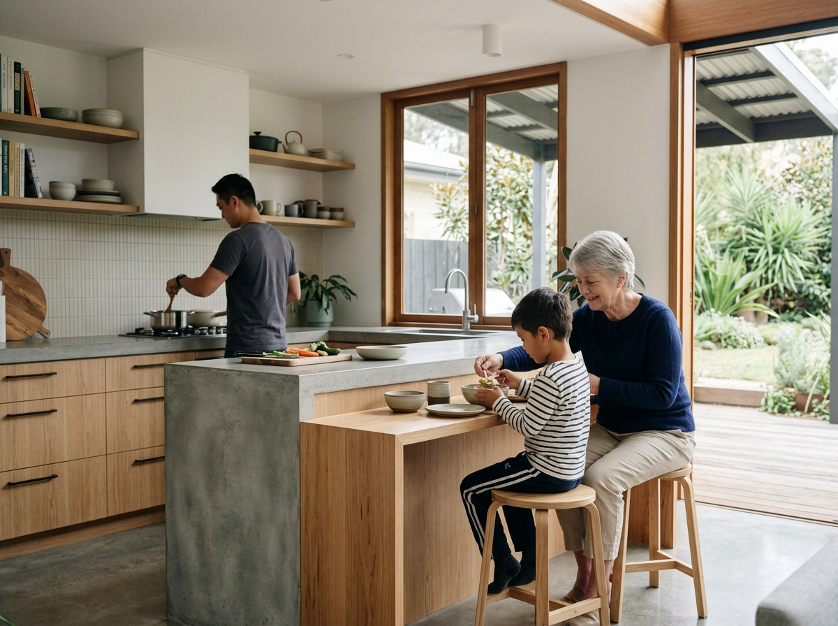 intergenerational second storey addition