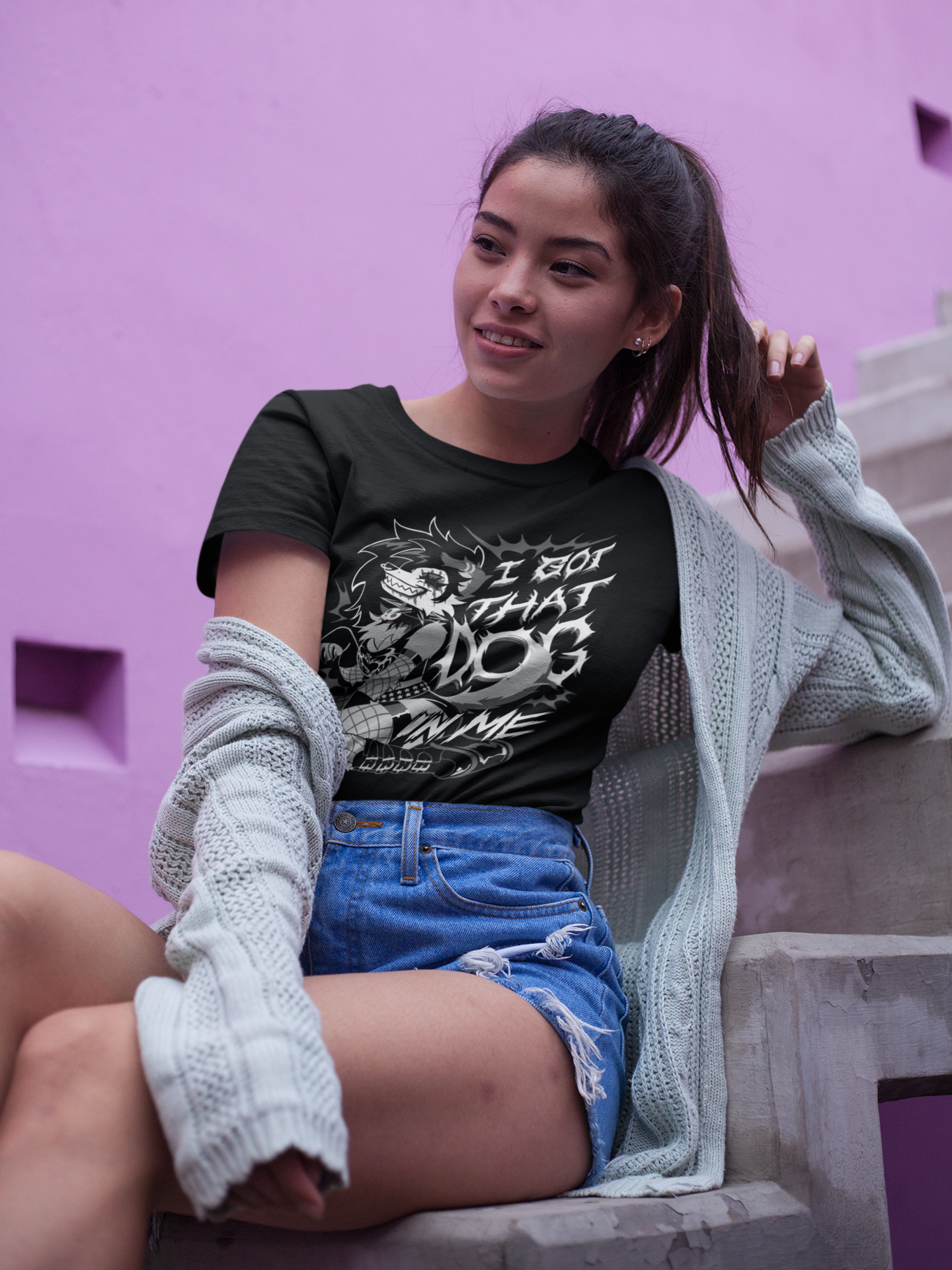 beautiful-girl-wearing-a-t-shirt-mockup-while-sitting-on-concrete-stairways-a17478.png