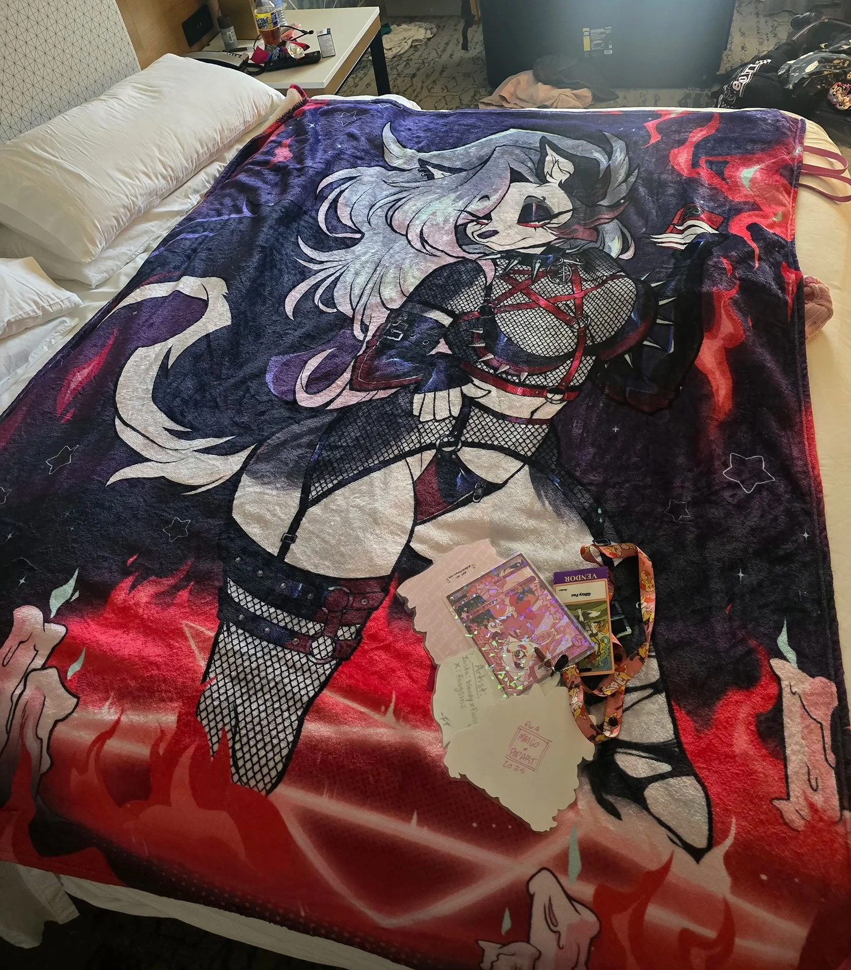 Hellfyre Loona Blanket by Spookie Ghoulie