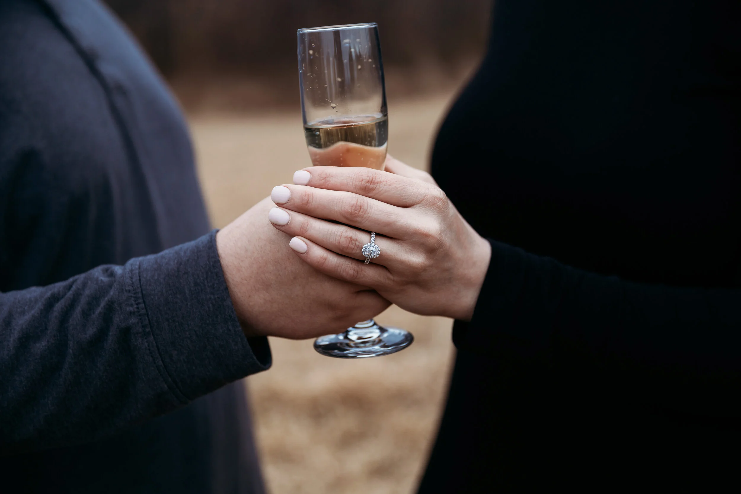Engagement Ring captures by Wedding Photographer in Rhode Island