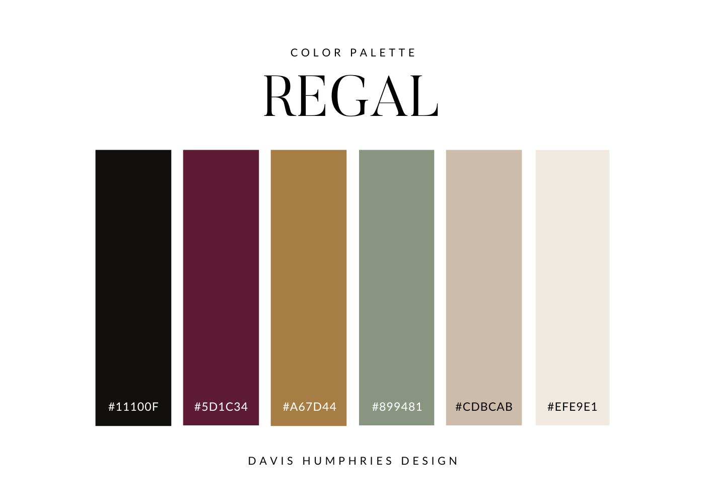 10 Sophisticated Color Palettes for Your Next Creative Project (with hex  codes) — DAVIS HUMPHRIES DESIGN
