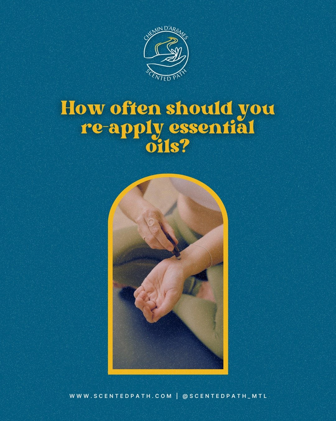 How Often Should You Reapply Essential Oils? 🌿
✨ Respect your rhythm — not everything needs a second dose. Aromatherapy isn’t about constant reapplication; it's about listening to your body and finding balance.
✅ Essential oils work wi