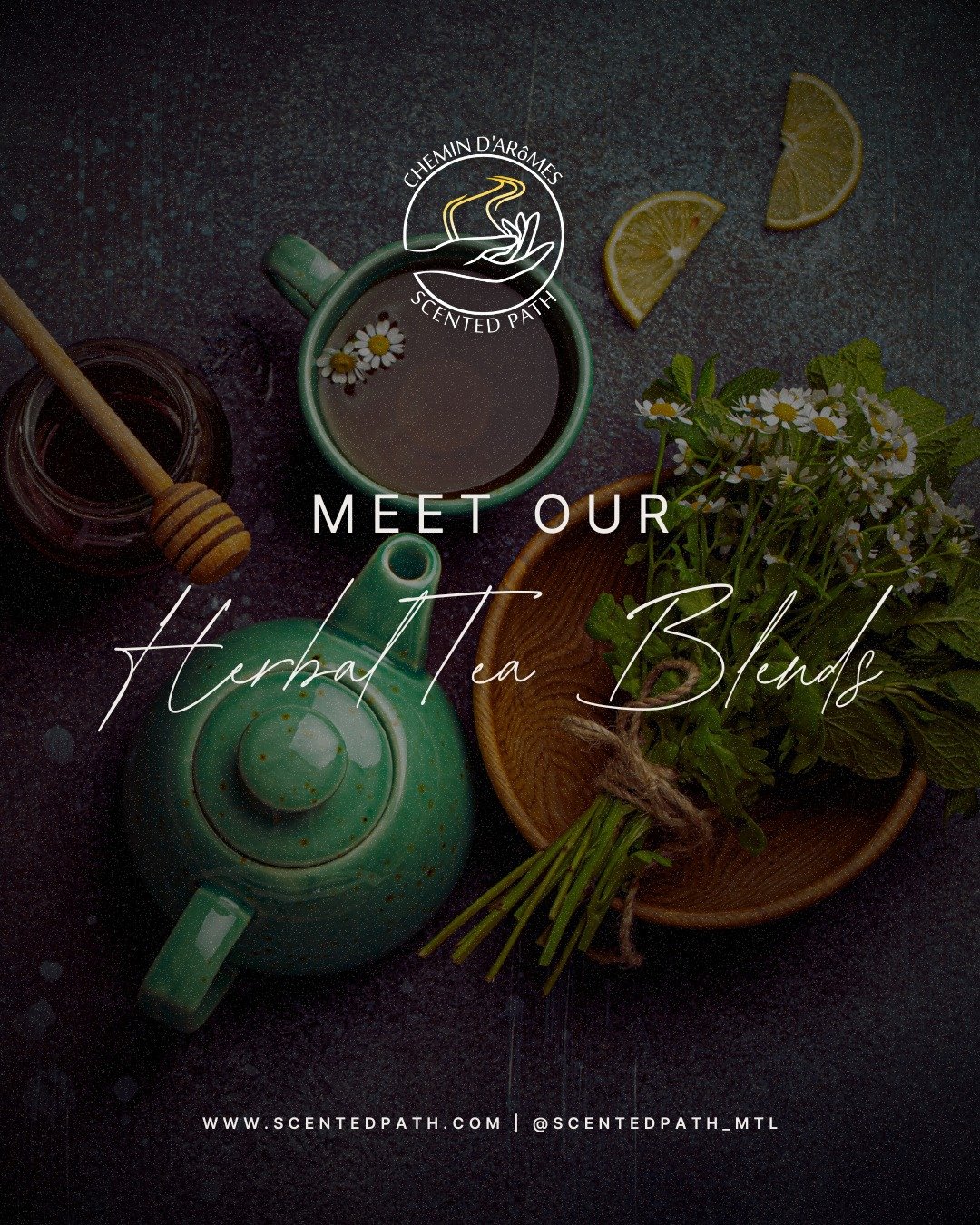 Tea that meets you where you are—whether you need to de-stress, recharge, rest, or reset from within.
🌿 Meet our Herbal Teas, thoughtfully crafted to support your body and mind through every season:
🍵 Unwind Me – for stress
🍵 Revive