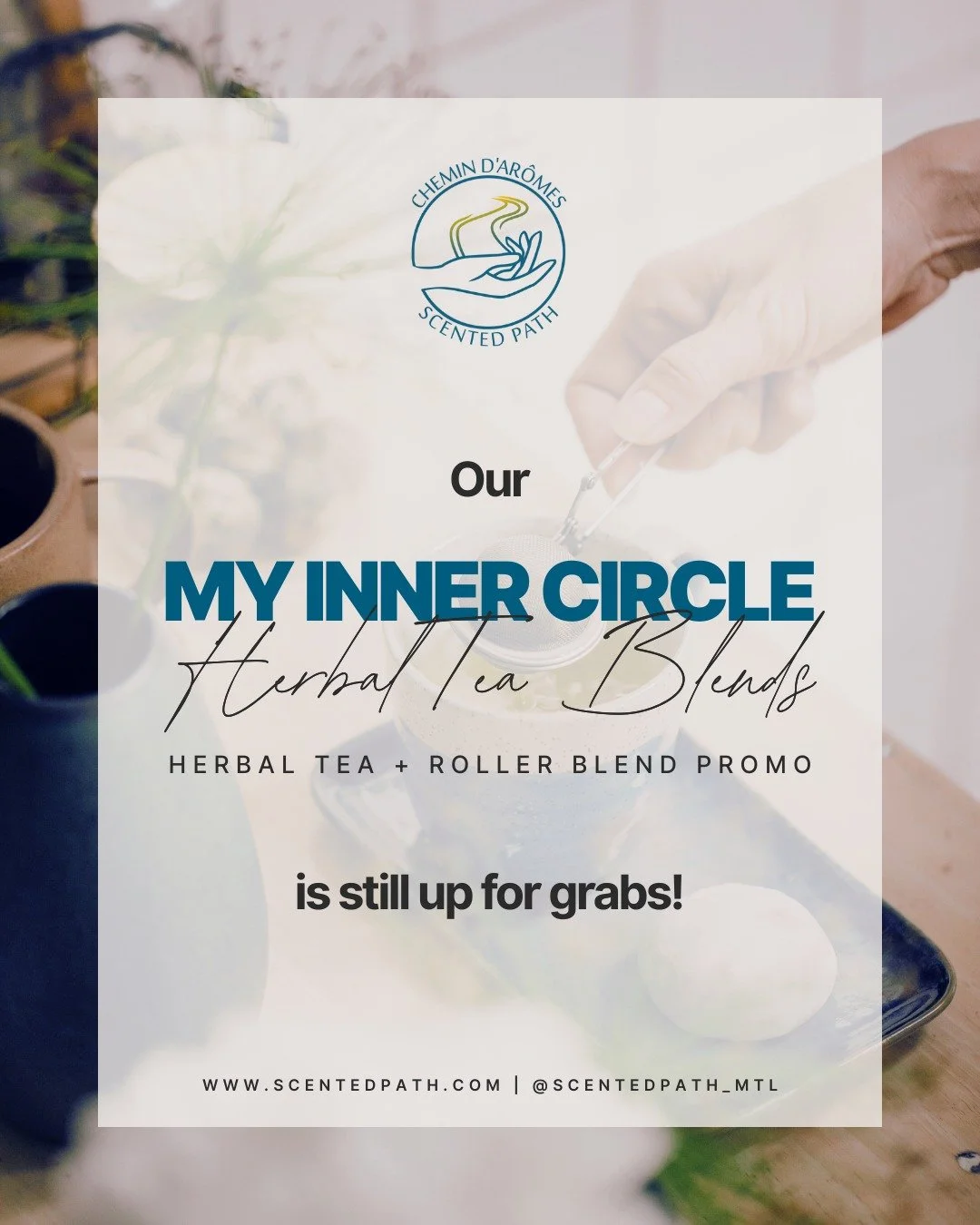 Because of you, our tea launch was a success! 🌿💖
And since you asked… we’re extending our Herbal Tea + Roller Blend Duo Promo for another month! ✨
Choose from:
🍵 Unwind Me – for deep calm
🍵 Revive Me – for energy & c