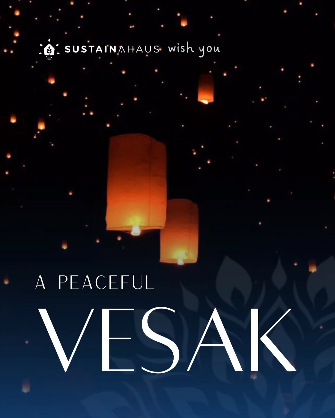 Wishing you peace, happiness, and enlightenment this Vesak Day! May we continue to live in a more balanced, purposeful, and sustainable life today and beyond.