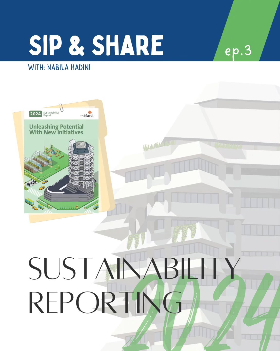 In this episode of Sip and Share, #TeamSustainahaus reflects on one of our longest running annual project as we are trusted yet again to assist Intiland, Tbk. with the drafting of their sustainability report in compliance with POJK 51 as well as the