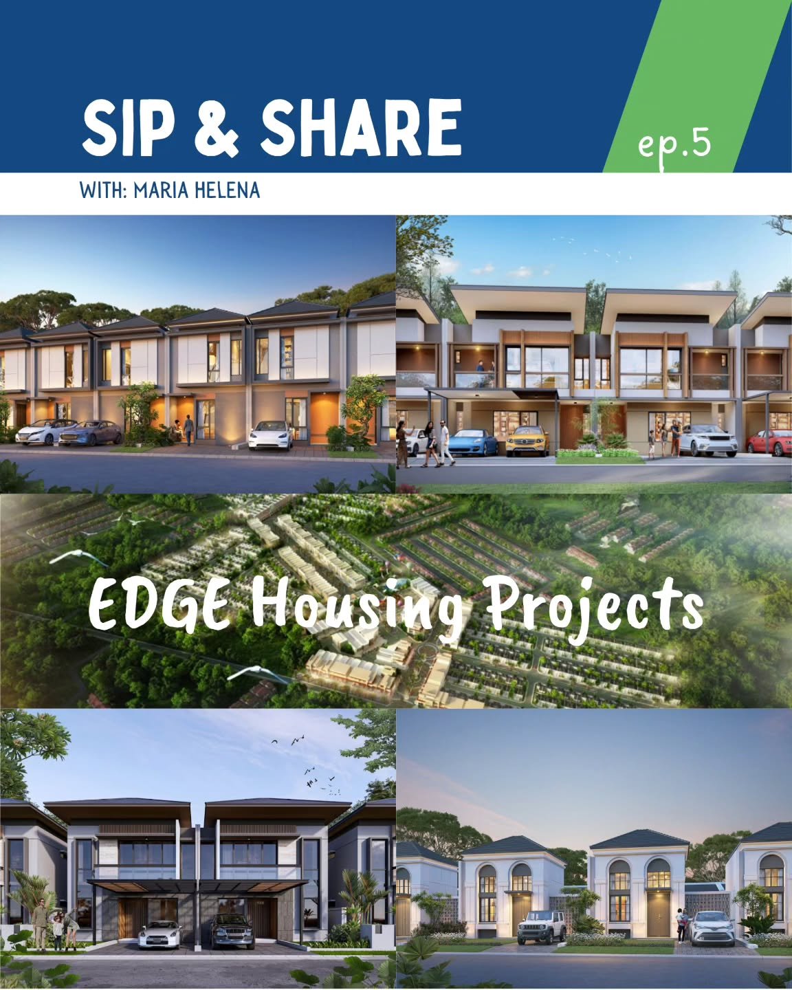 Why does sustainable housing matter? In this episode of Sip & Share, our Green Building Associate, Maria Helena, explains how we're answering that question with action. She dove deep into our five Citraland housing projects, which earned EDGE Pre