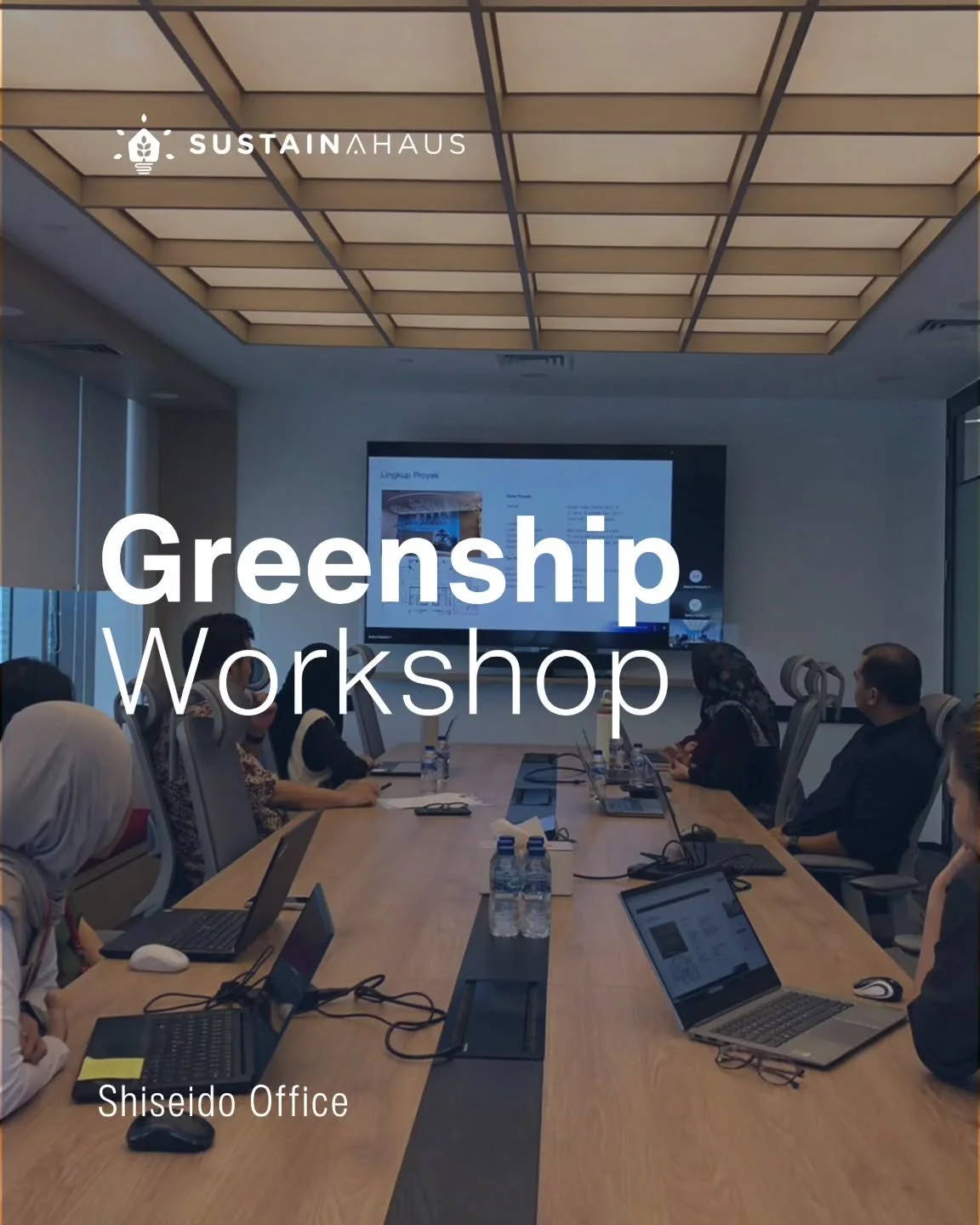 #TeamSustainahaus recently visited Shiseido’s office as part of the Greenship Interior Space certification process.
The workshop focused on aligning sustainable design strategies with everyday office operations. Greenship Interior Space certif