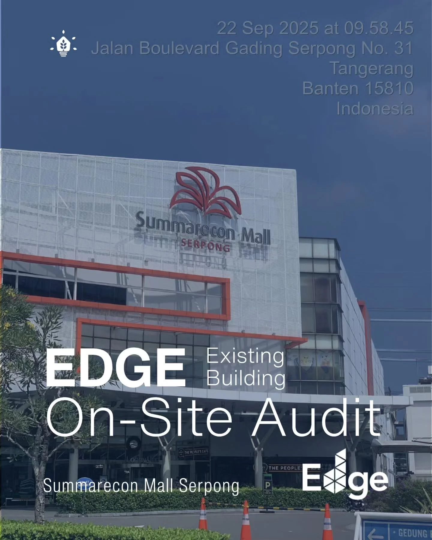 #TeamSustainahaus updates!
Yesterday we went to Summarecon Mall Serpong for on-site EDGE existing building certification audit. EDGE on-site audit is conducted as a double verification measure for EDGE certifications.
The project in this case utili