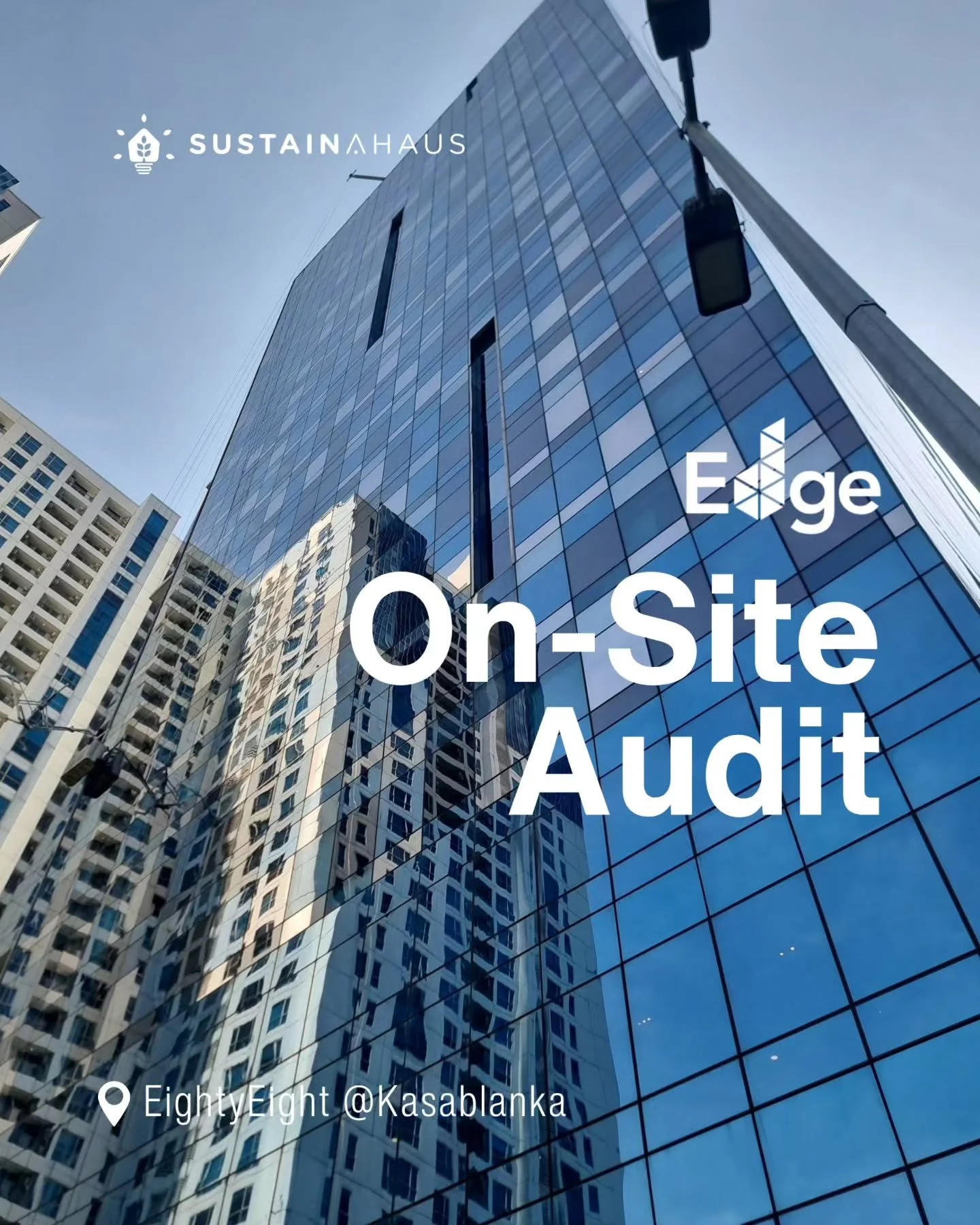 Another day in the life of #TeamSustainahaus. In the heart of Jakarta, doing on-site audit for an EDGE certification project. 📋📐