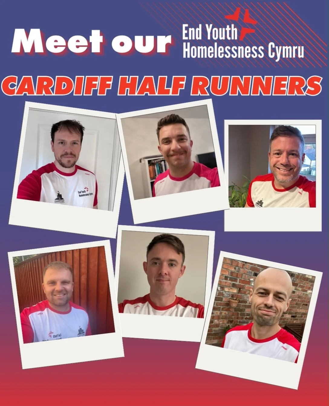 With @cardiffhalf quickly approaching this Sunday, we just wanted to say a massive diolch yn fawr iawn to our six runners who are taking part to raise money for EYHC. 

Good luck to everyone taking part on Sunday!