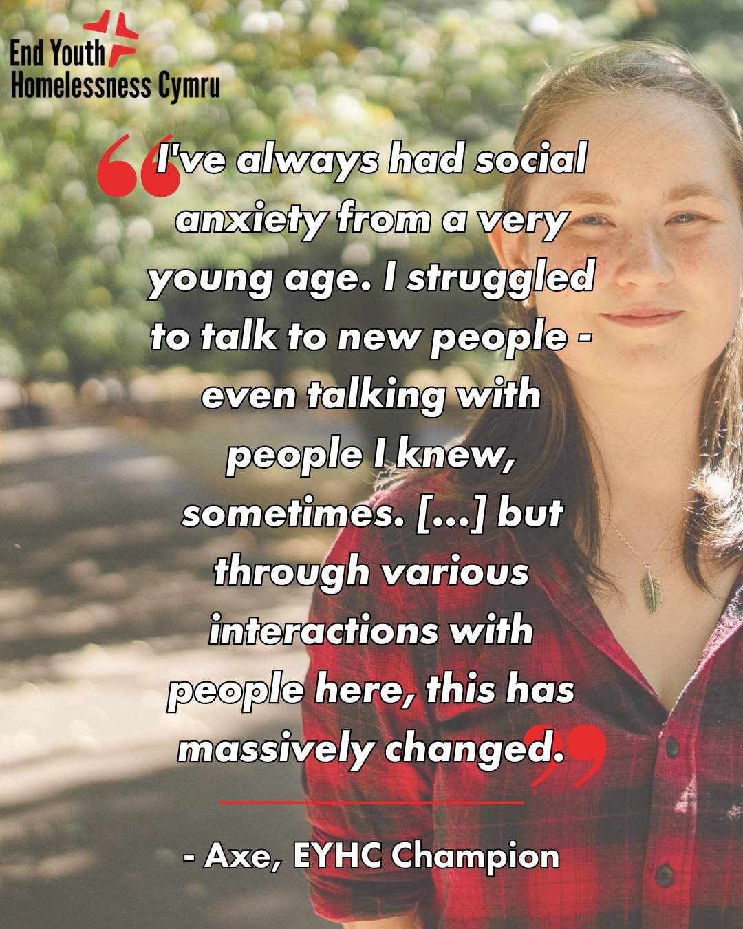 Our EYHC Champions sit on our Youth Board and their input shapes our organisation, ensuring that every part of our work is grounded in youth voice and lived experience. 

We are proud that we have been able to create a community that allows these you