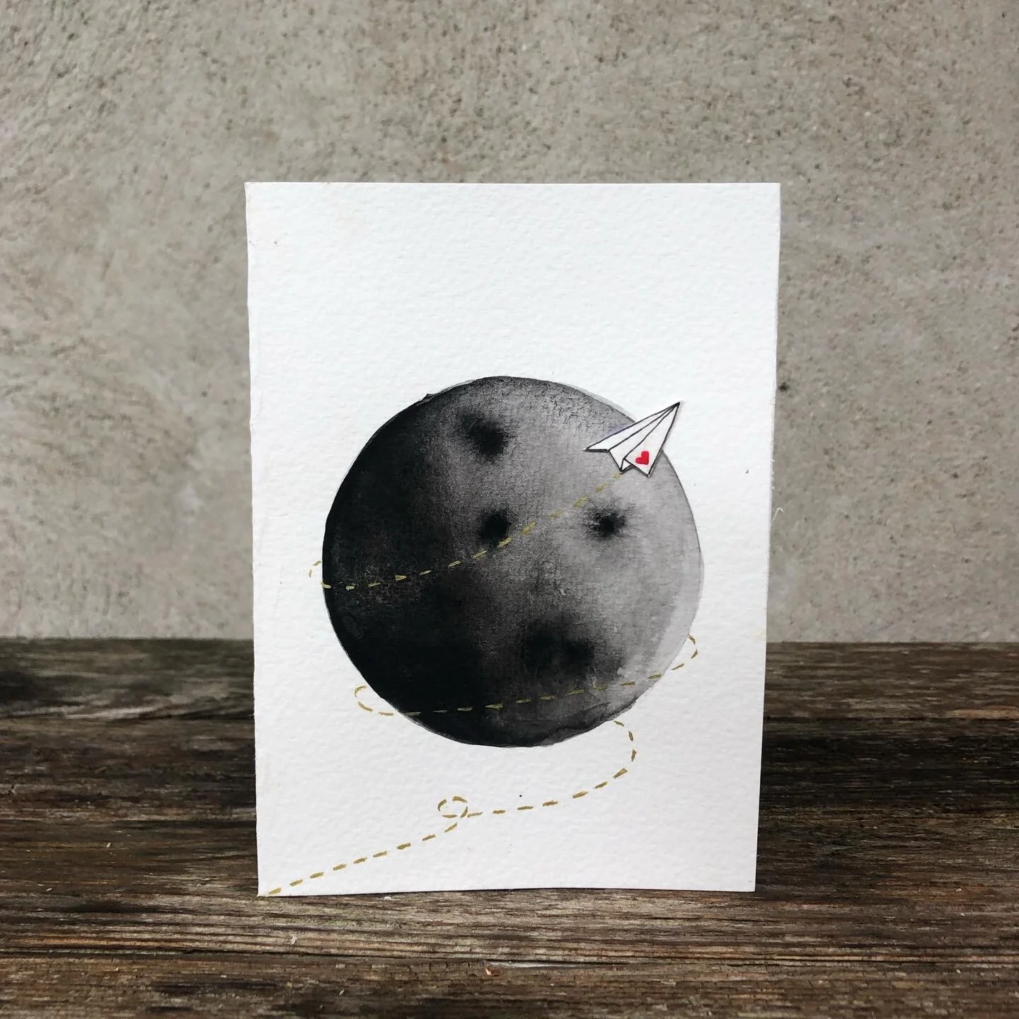 🌓🖤 // newness

Added a new design to the card collection today. 

With some people still uncertain when they will next see loved ones, never underestimate the power of post. Send some love and share the joy 💌

Originals and prints available as wel
