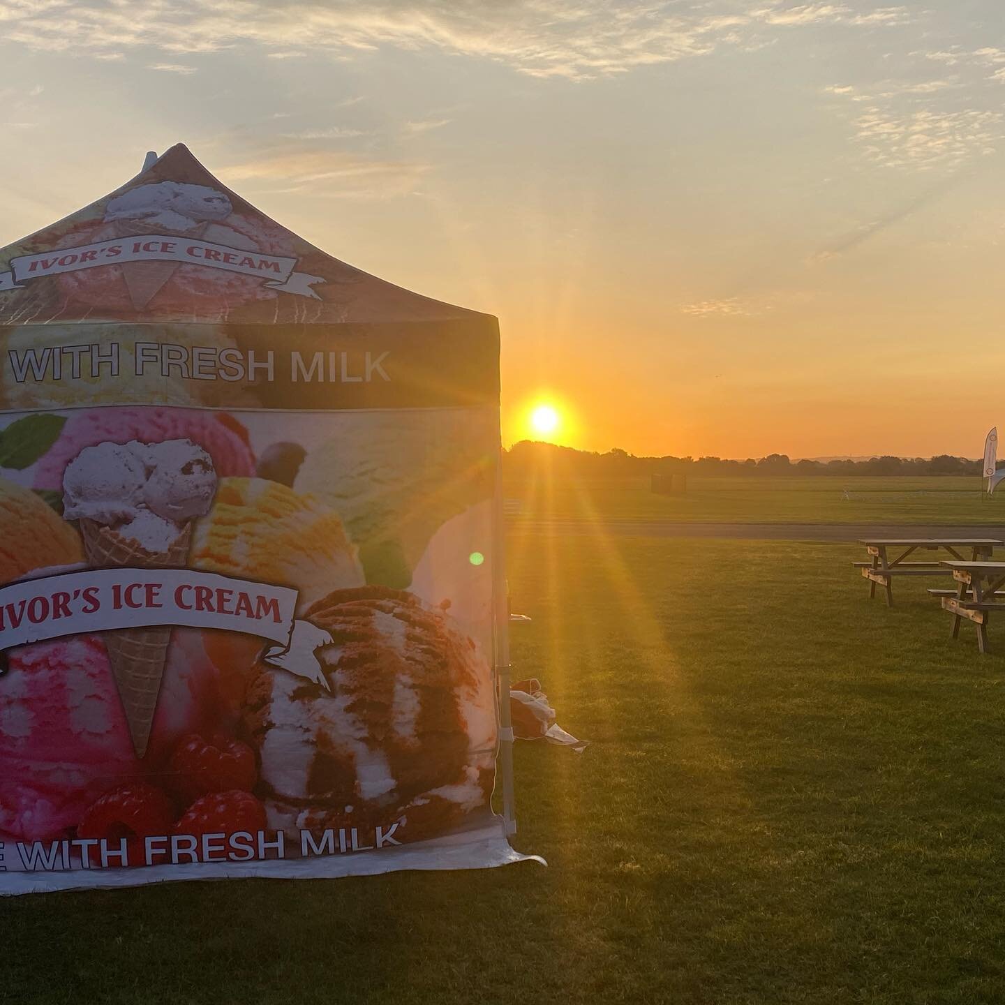 Early start this morning, we were up with the cows and the sun to get the freshest milk for our artisan ice cream.