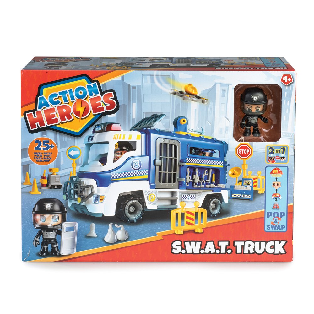 Action Heroes Police S.W.A.T. Truck — Flair Products