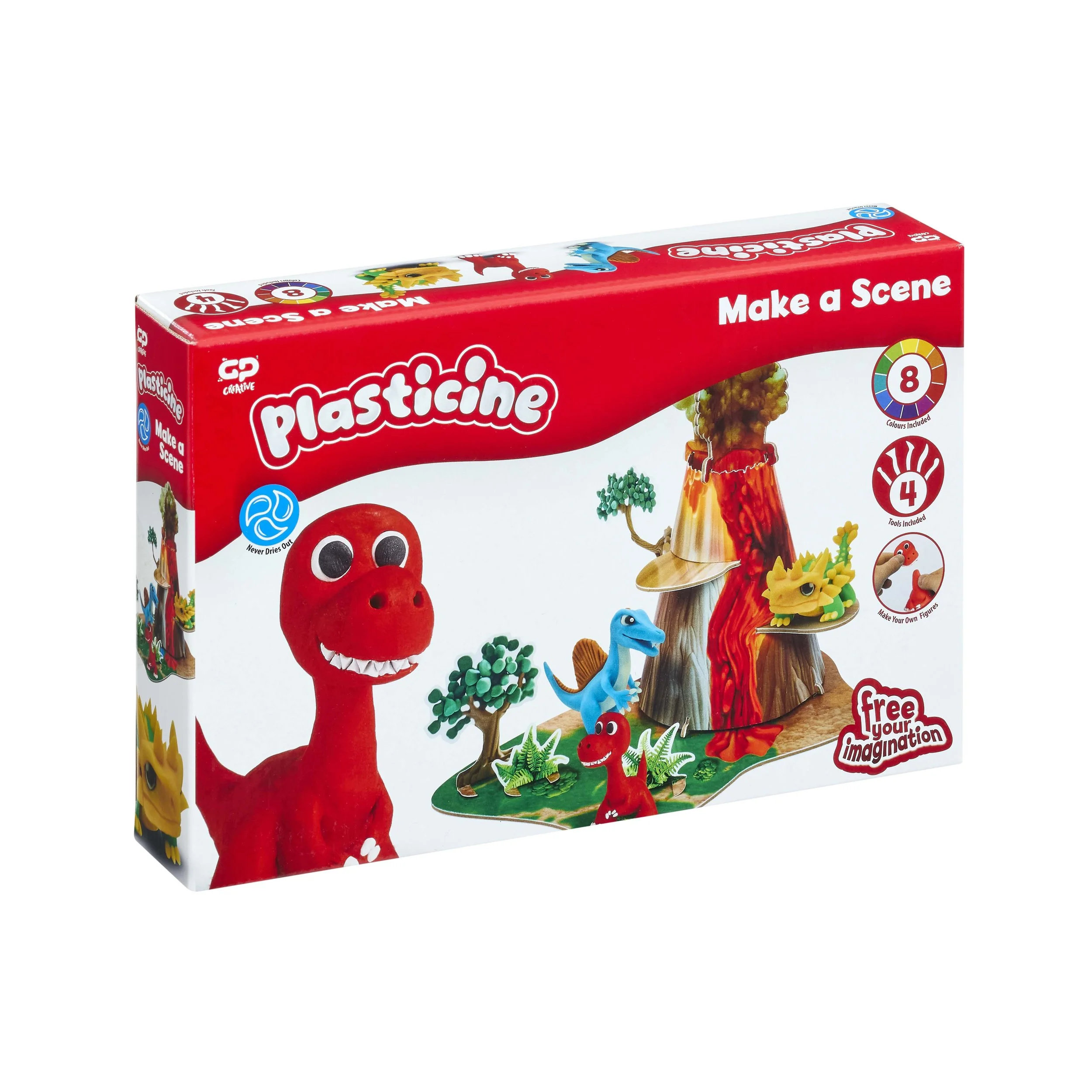 Plasticine Make a Scene Dinosaur