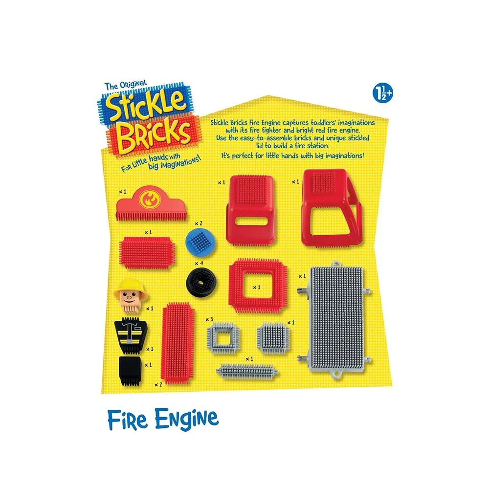 Stickle Bricks Build it Box, 100 Pezzi, stimola l'immaginazione e Le abilità motorie con Un Set di Costruzione Versatile, Giocattolo Durevole e Sicuro per Bambini dai 3 Anni in su