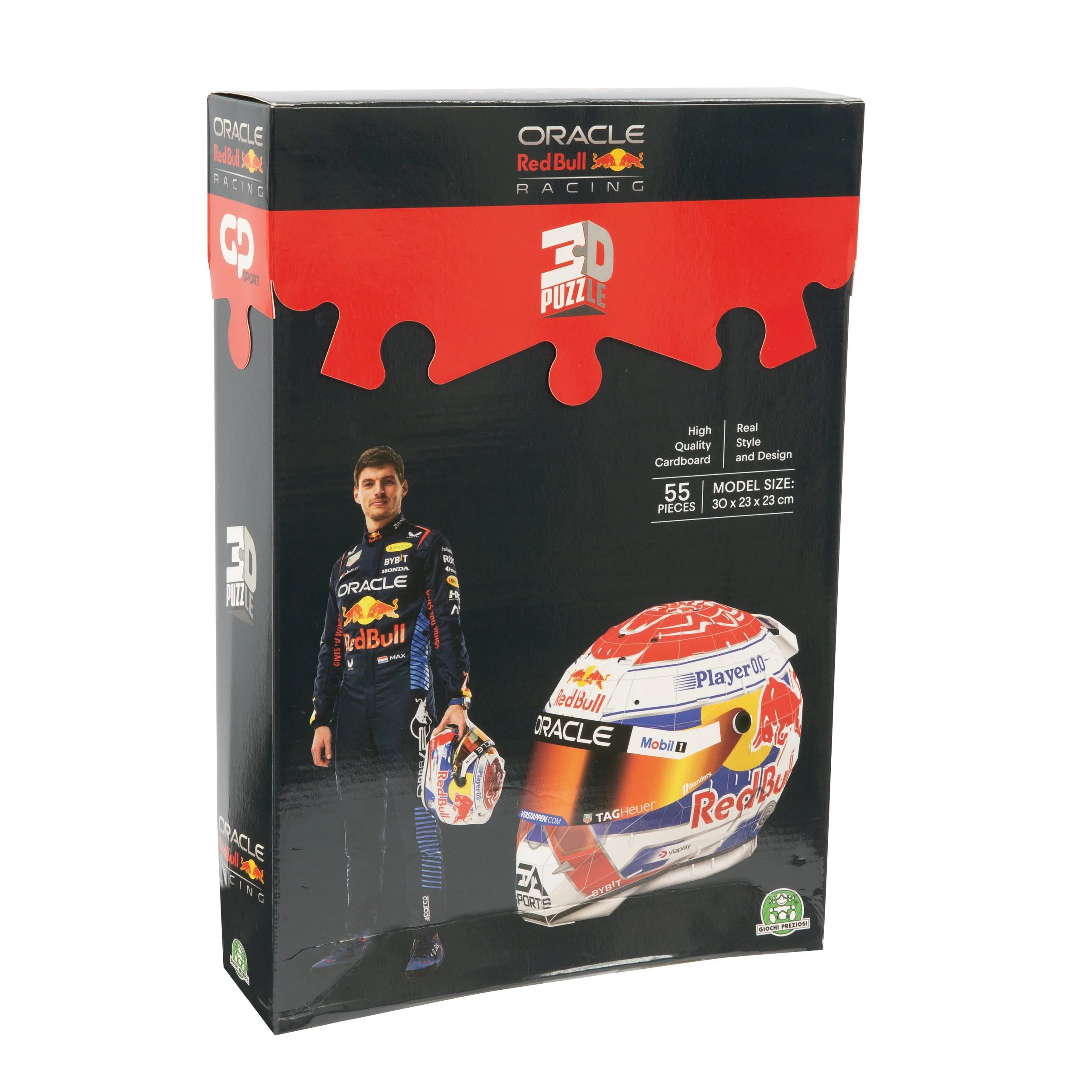 GP Moto Sport Red Bull Racing 3D Puzzle Helmet
