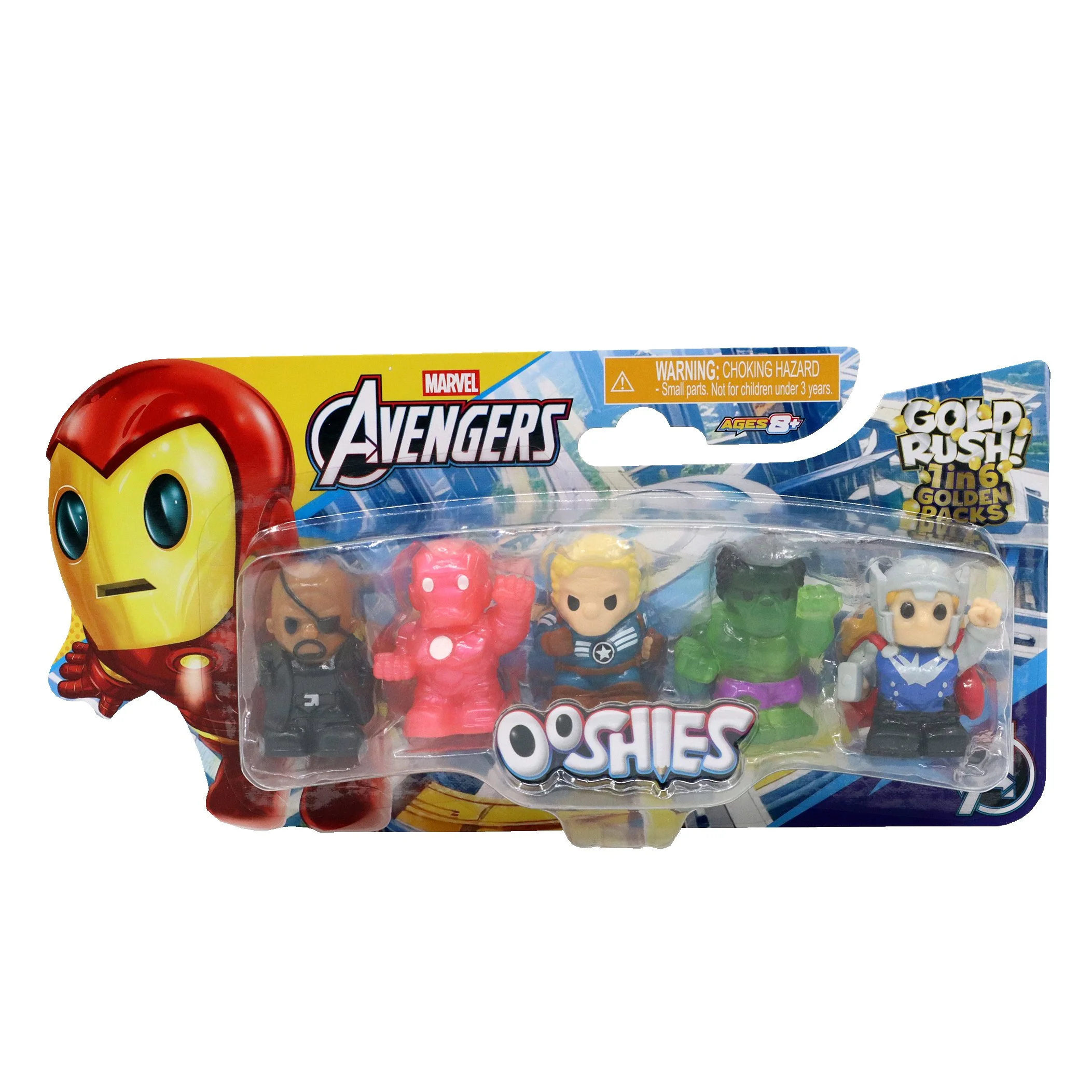 Ooshies Marvel Avengers 5 Pack Pencil Toppers