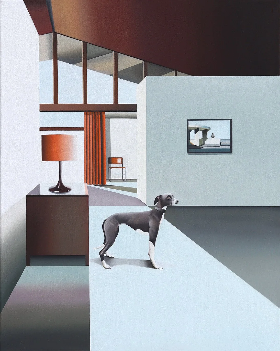 Mid-Century-Modern, oil on canvas, 61x46cm (SOLD)
