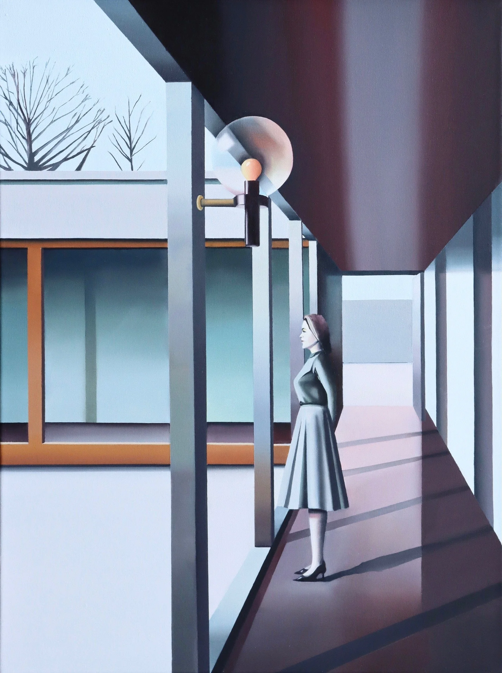 The Literary House, oil on canvas, 61x46cm, available @Arcadia Contemporary, New York