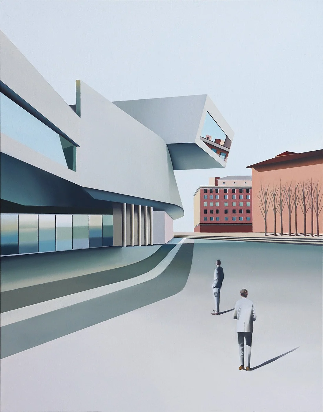 The Opening Scene, oil on canvas, 71x56cm