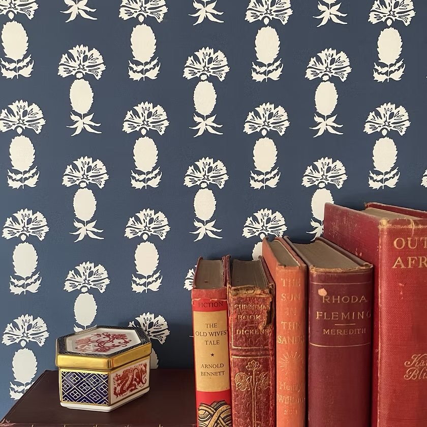 KM-Chardon-Marie Wallpaper in Lapis colourway.jpeg
