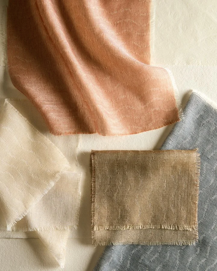 Something NEW is in the studio from @lakeaugust ✨⁠
⁠
An ethereal collection of sheer and semi-sheer fabrics inspired by ocean life, where every pattern tells a story and every drape captures the luminous dance of water and sun.⁠
⁠
Featuring five new 