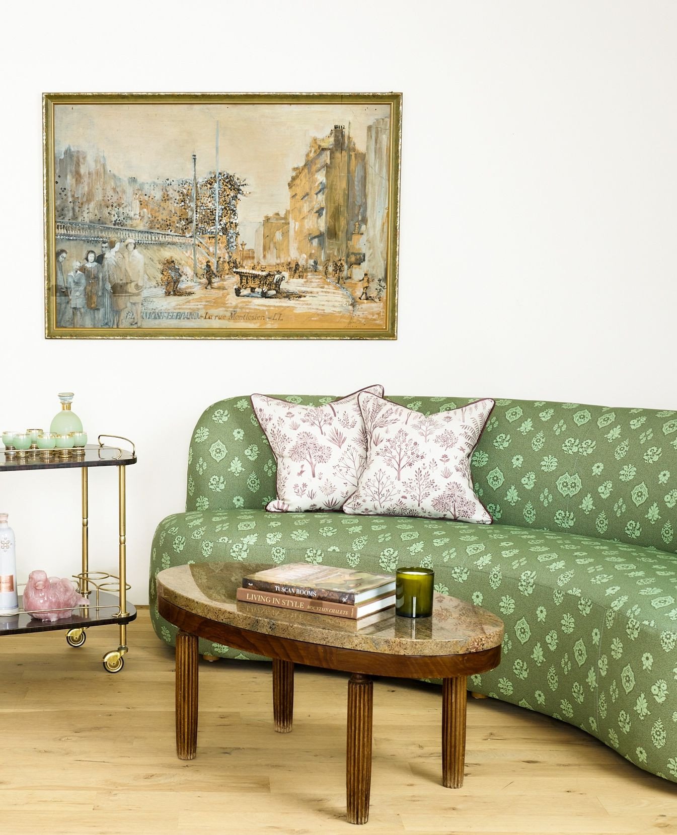 Have a seat!✨⁠
⁠
Spotted in High Point are these beautifully designed pieces from @odette_collective, thoughtfully dressed in a selection of our lovely fabrics.✨