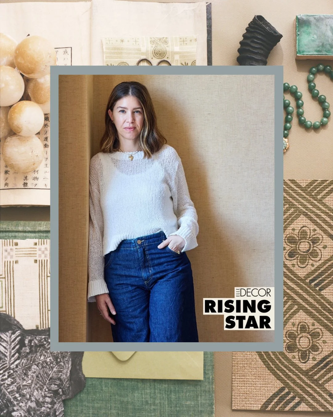 ON OUR RADAR ✨⁠
⁠
Sarah Lederman, interior designer, founder, and creator of Three Fates Textiles has been named one of Elle Decor's Rising Stars in the Textile category! ⁠
⁠
Launched this March, the collection draws inspiration from Greek mythology,