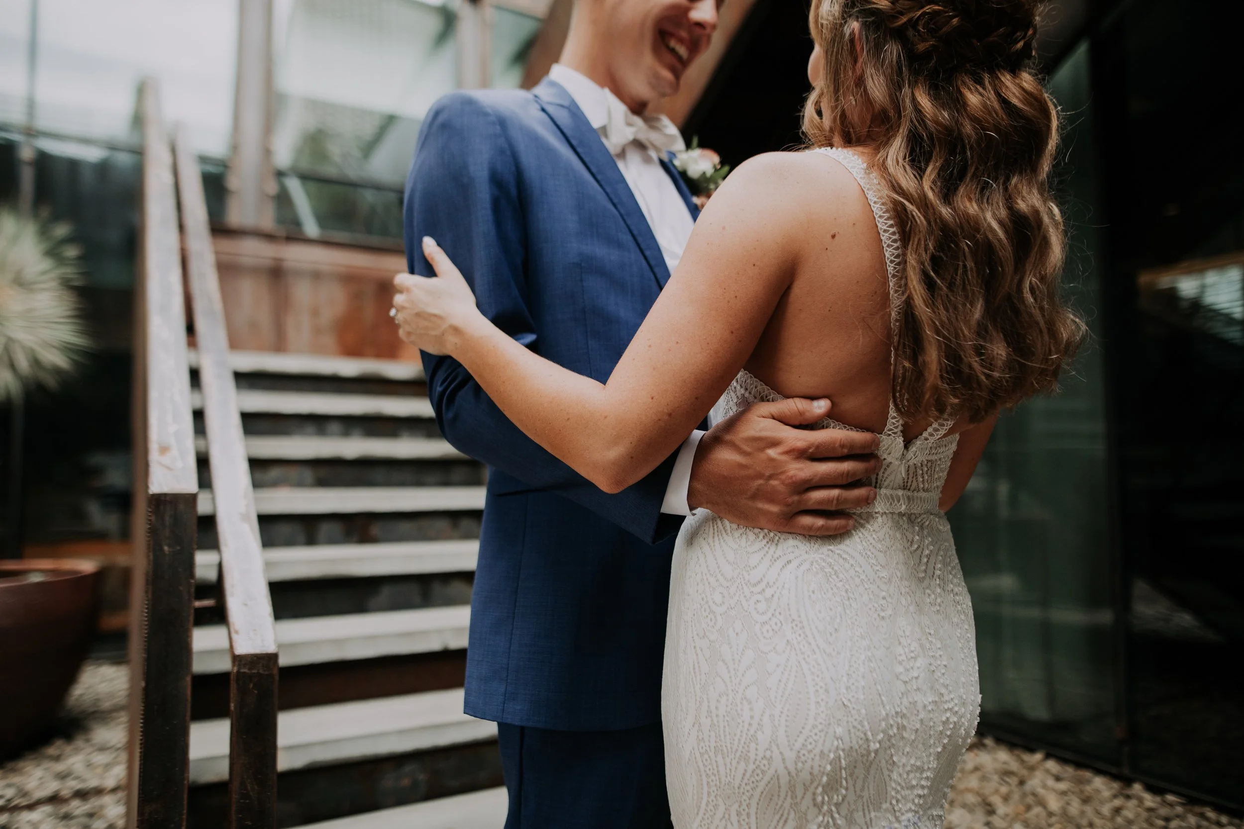 This happy couple made the right choice to bust all the wedding planning myths