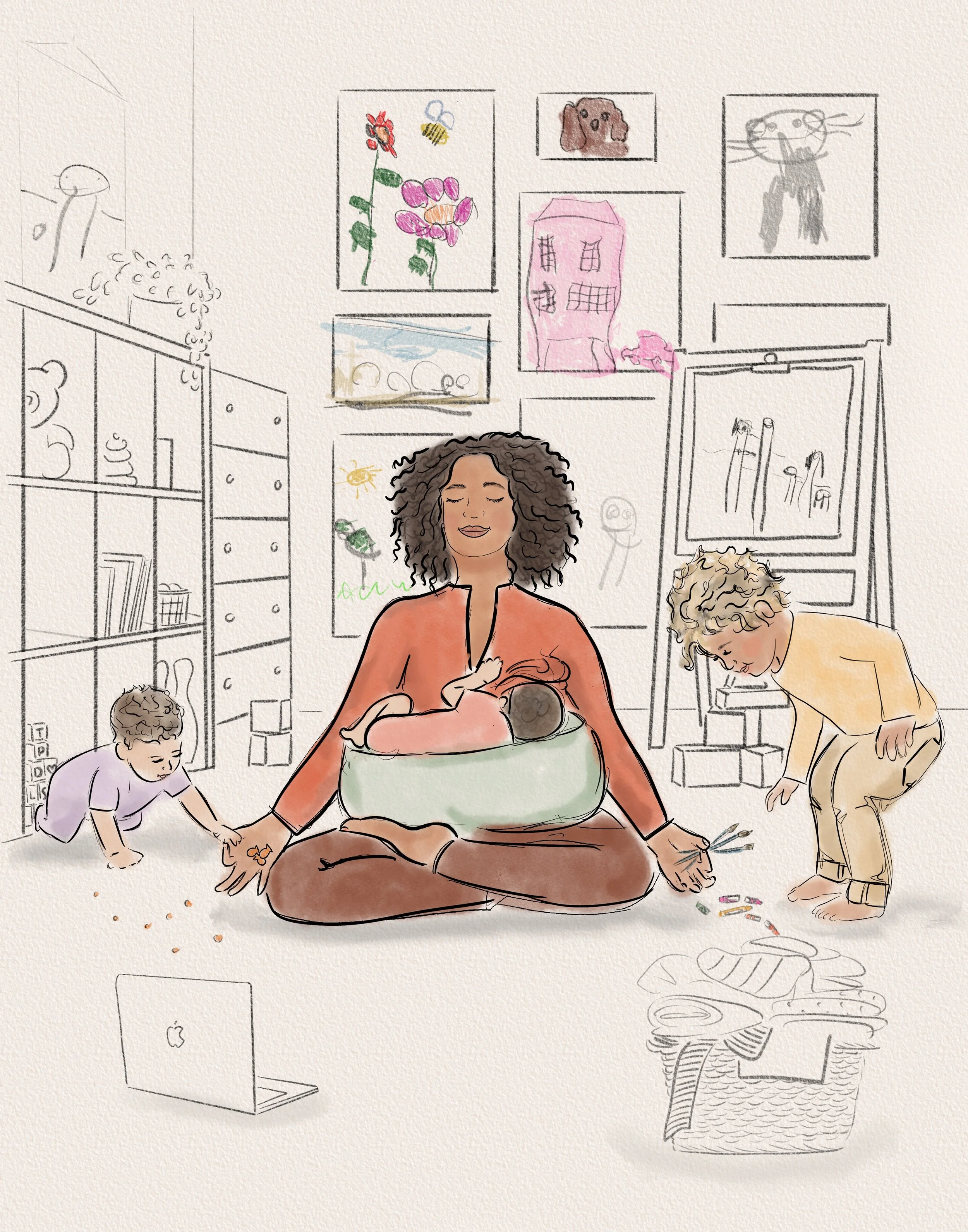 Motherhood Sukhasana