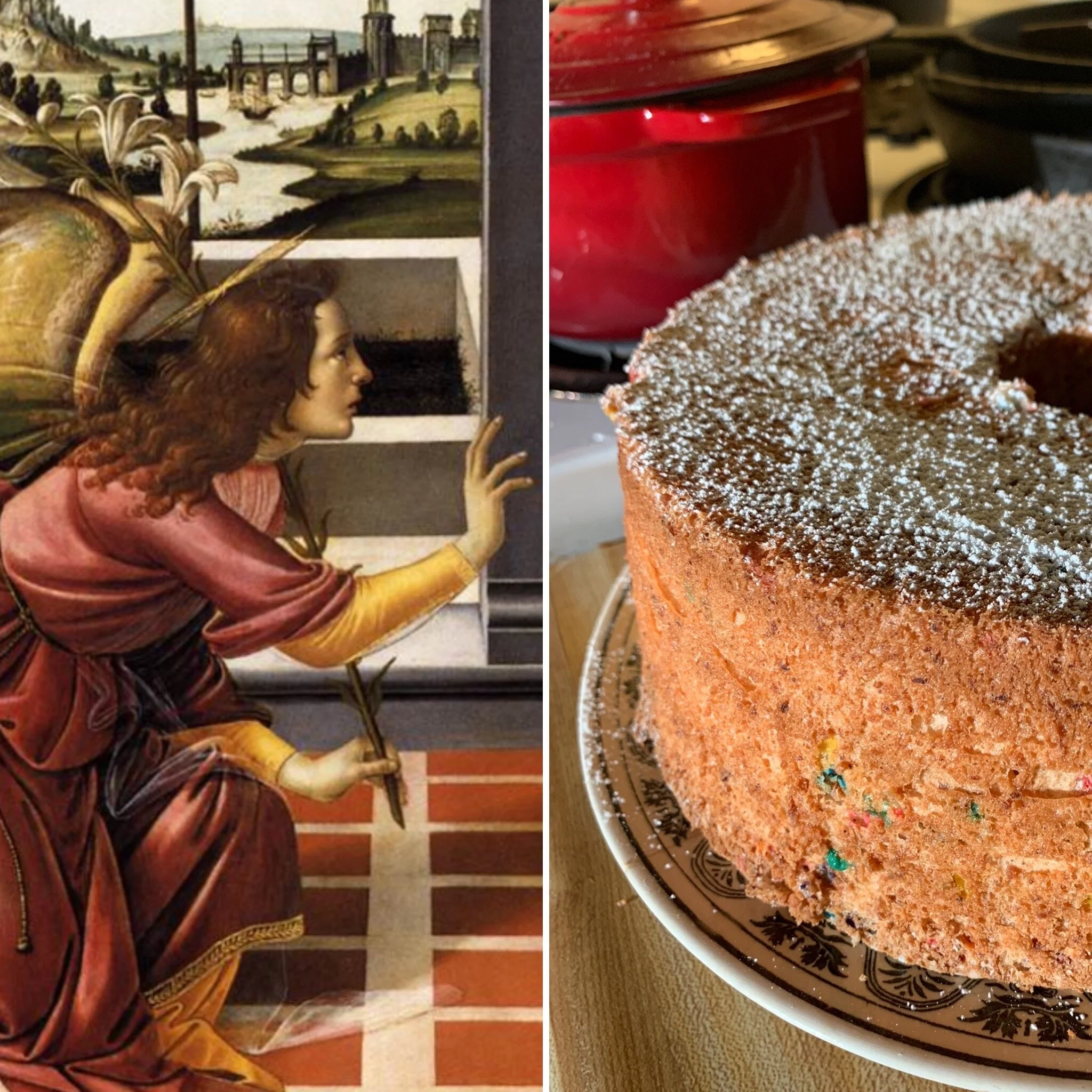 Hazelnut Angel Food Cake