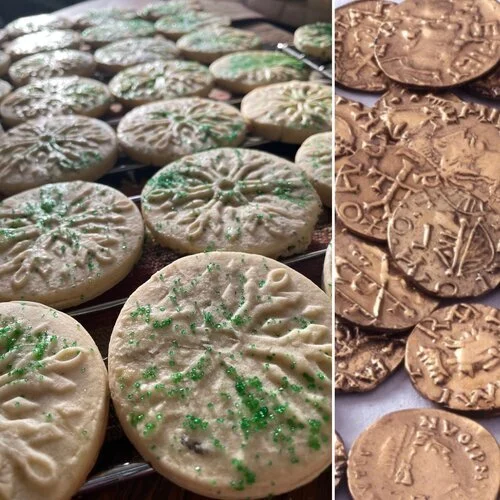 Pressed Rosemary Shortbreads