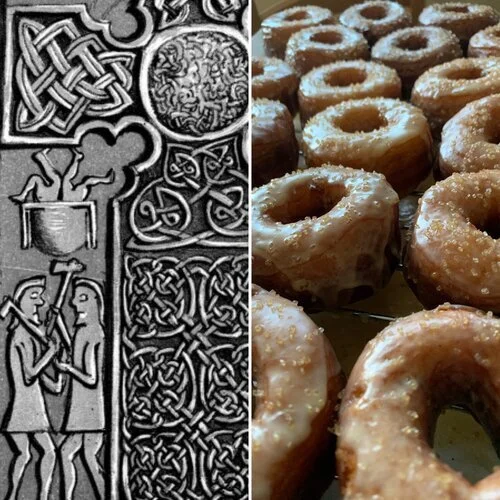 Five-Spice Donuts with a Vanilla Orange Glaze