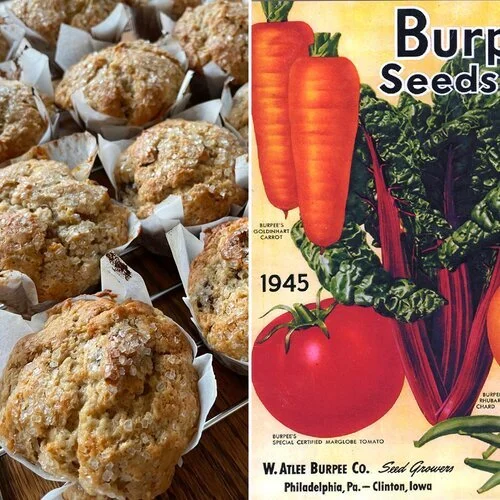 Parsnip, Ginger and Strawberry Muffins