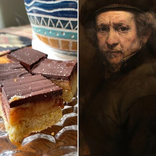 Millionaire Shortbreads with Citrus-Ginger Salt