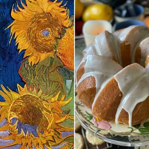 Tribute to “Sunflowers” Birthday Cake