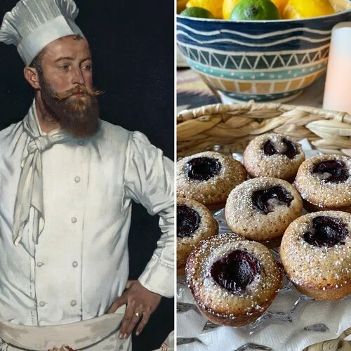 Dark Cherry Financiers