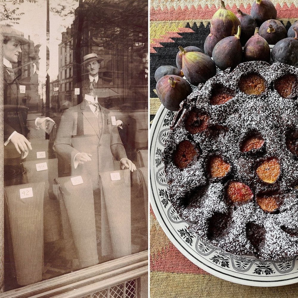 Dark Chocolate and Black Fig Cake