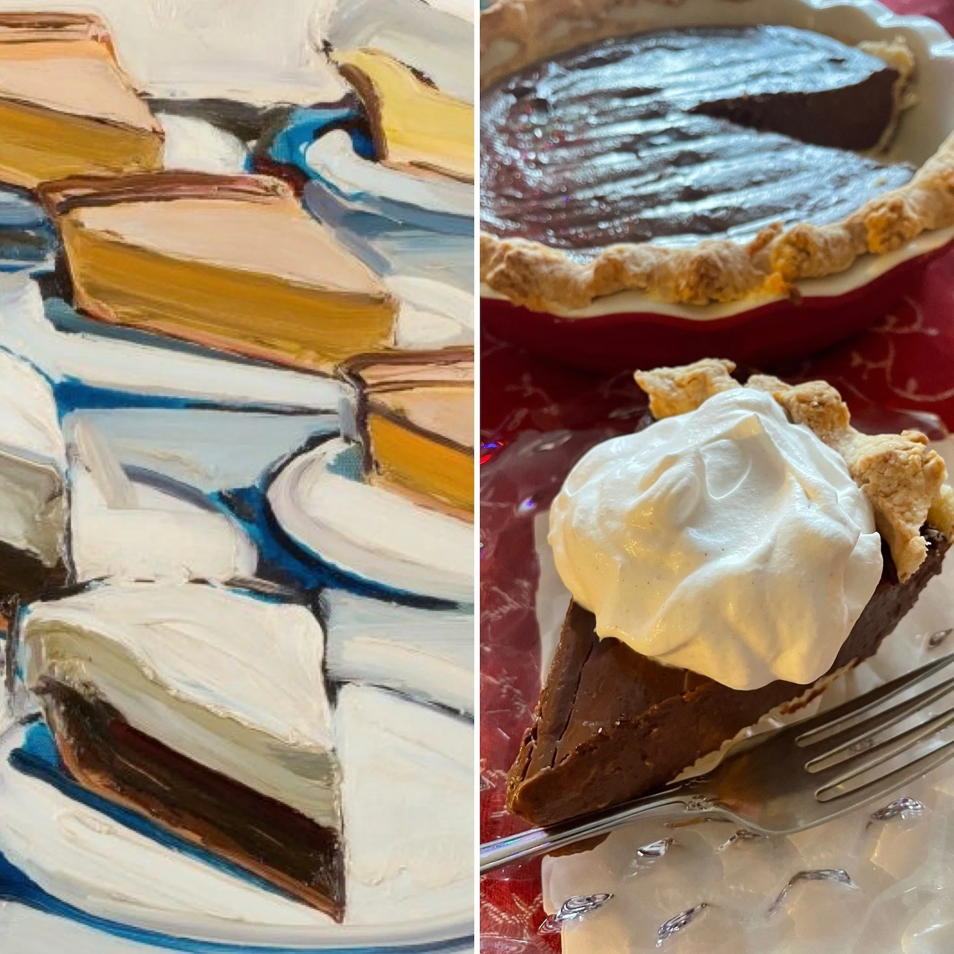 Winter Spiced Chocolate Pie