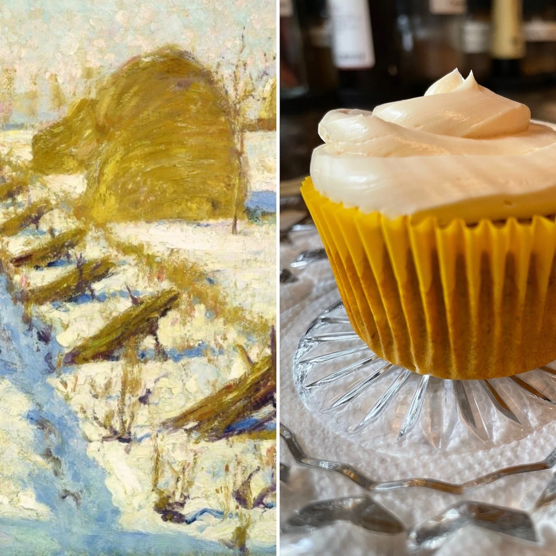 Roasted Banana Cupcakes with a Caramel Buttercream Frosting