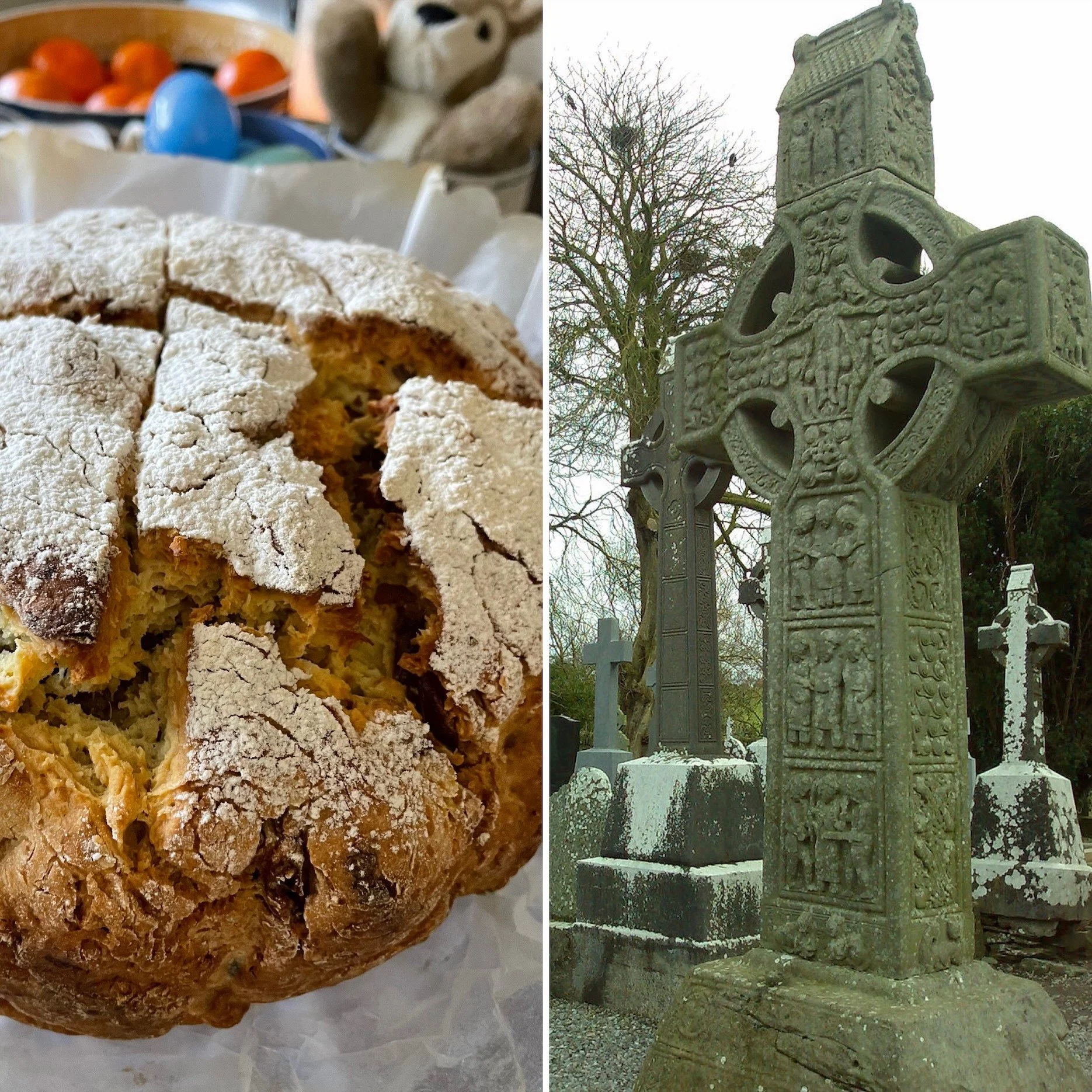 Irish Soda Bread with Dates, Ginger and Orange