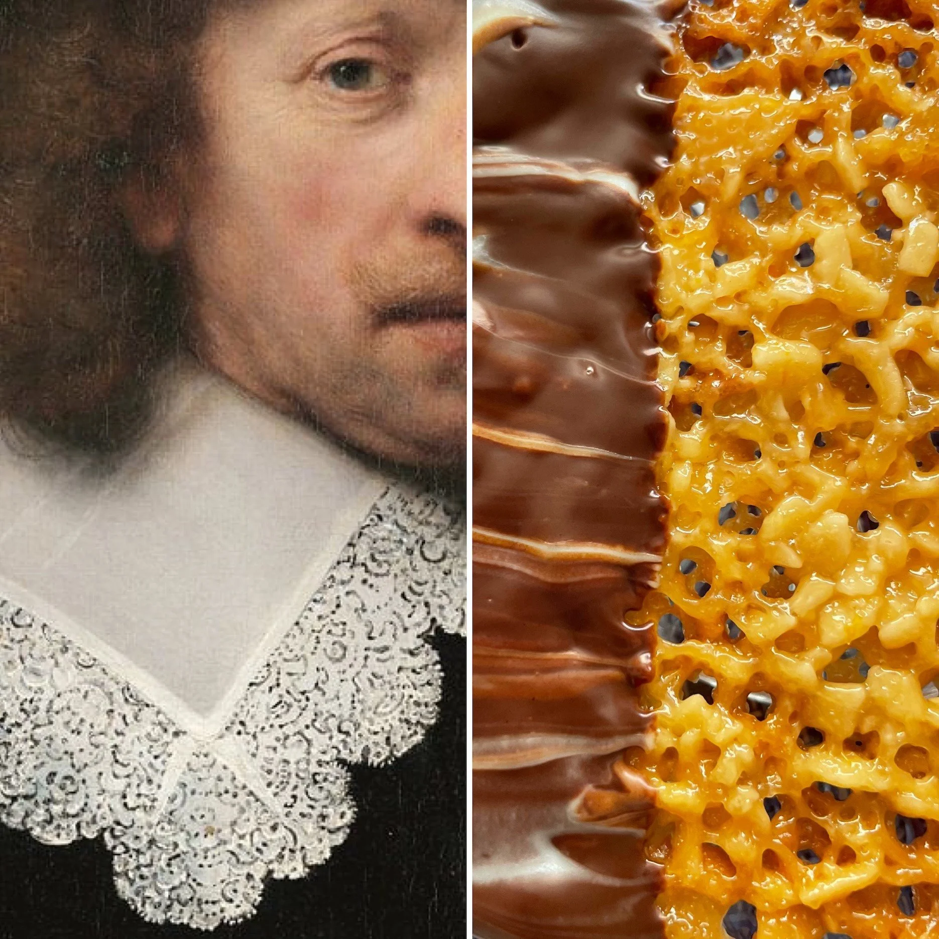 Lace Florentines Dipped in Chocolate