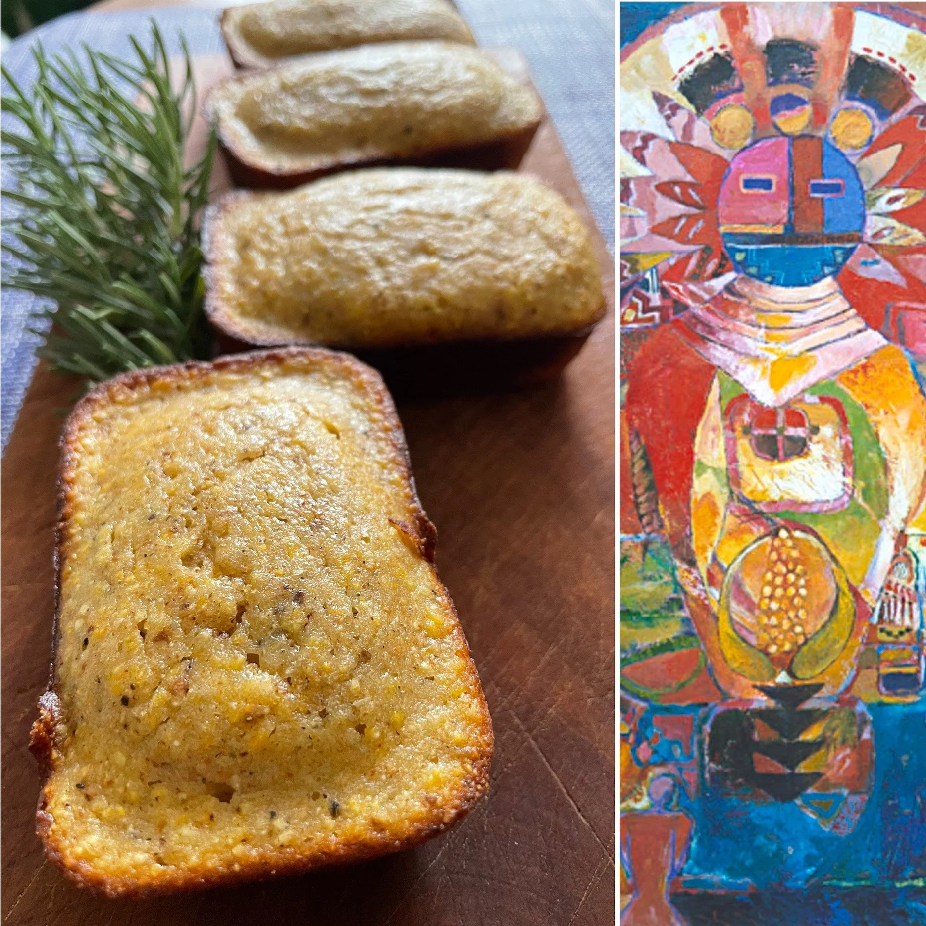 Sweet Rosemary Cornbread