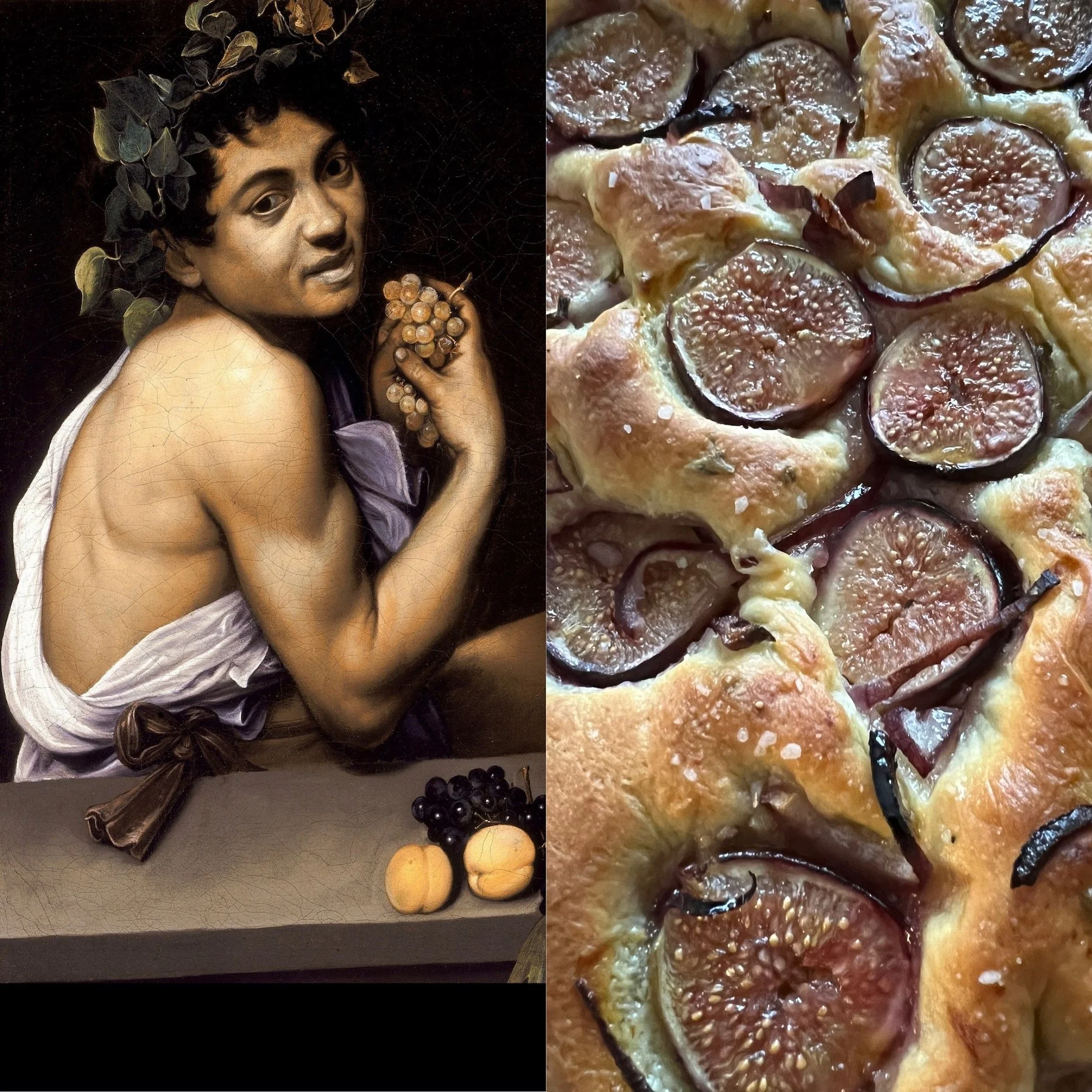 Fresh Fig, Sage and Red Onion Focaccia
