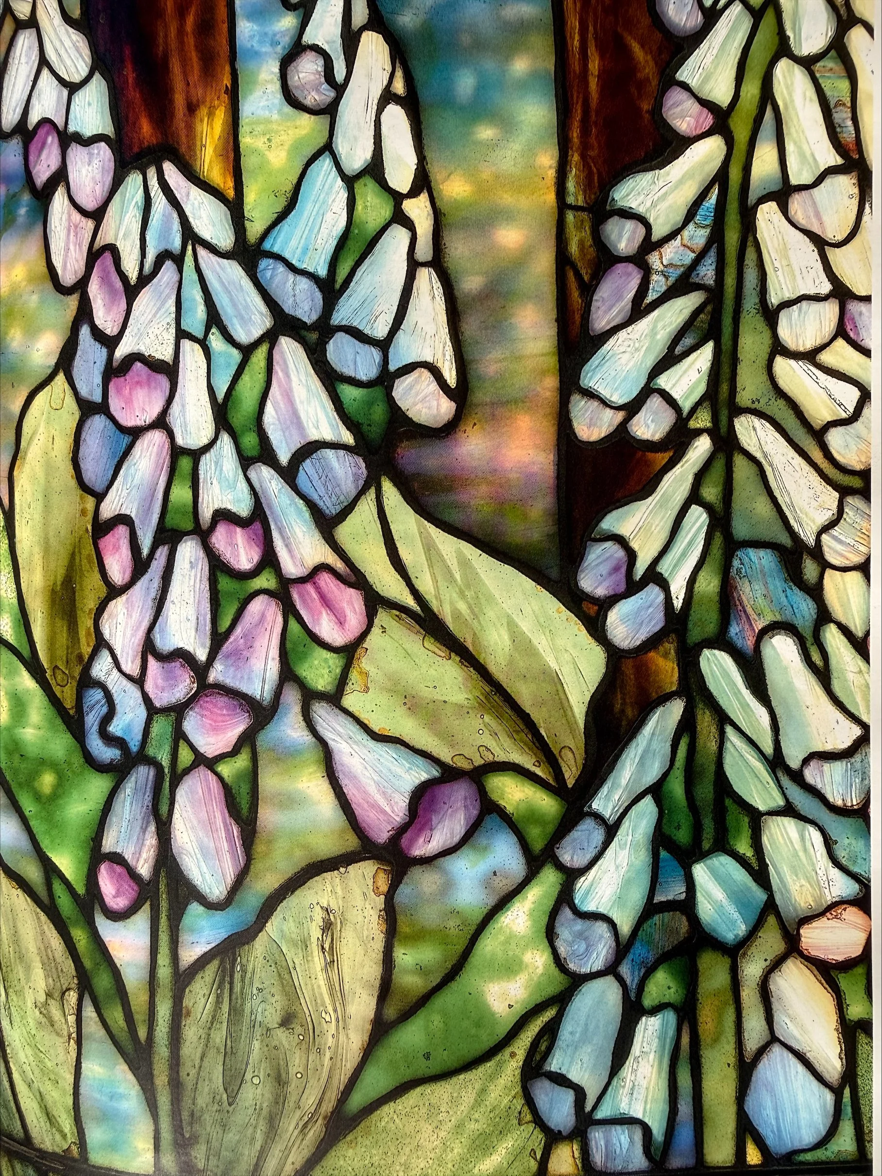 Professor Butter Beard and Agnes Northrop’s Tiffany “Garden Landscape”